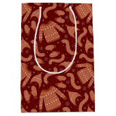 Oogstbeker Pet Scarf Red White Medium Cadeauzakje (Voorkant)