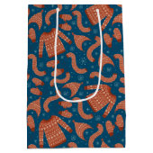 Oogstbeker Pet Scarf Red White Medium Cadeauzakje (Achterkant)