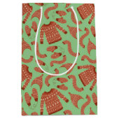 Oogstbeker Pet Scarf Red White Medium Cadeauzakje (Voorkant)