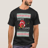 Oogstbeker Sandy Claws Crab Lovers Fun T-shirt (Voorkant)
