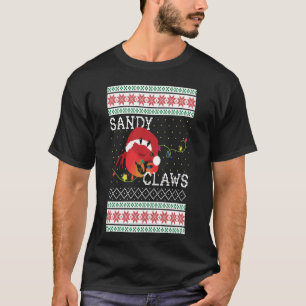 Oogstbeker Sandy Claws Crab Lovers Fun T-shirt