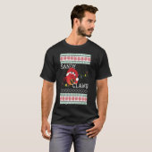 Oogstbeker Sandy Claws Crab Lovers Fun T-shirt (Voorkant volledig)