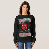 Oogstbeker Sandy Claws Crab Lovers Fun Trui (Voorkant volledig)