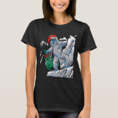 Oogstbeker Yeti Santa en Mountain T-shirt (Voorkant)