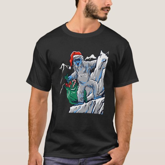 Oogstbeker Yeti Santa T-shirt (Voorkant)