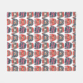 Oogstbekers Fleece Deken (Voorkant (Horizontaal))