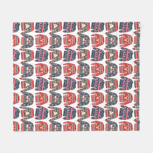 Oogstbekers Fleece Deken (Voorkant (Horizontaal))