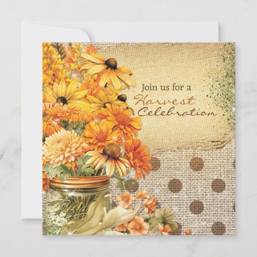 oogstbijeenkomst kaart (Voorkant)