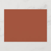 Oogstbladeren Thanksgiving-diner Uitnodiging Briefkaart (Achterkant)