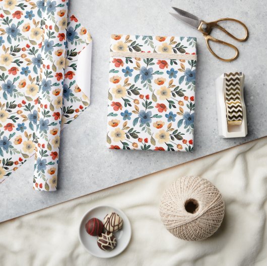 Oogstbloei Cadeaupapier (Crafts)
