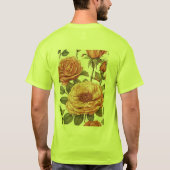 Oogstbloei: Thanksgiving Roos & Bud Elegance" T-shirt (Achterkant)