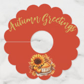 "Oogstbloem" Wijnglaslabel (Achterkant)