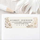 Oogstbloemen Etiket (Insitu)