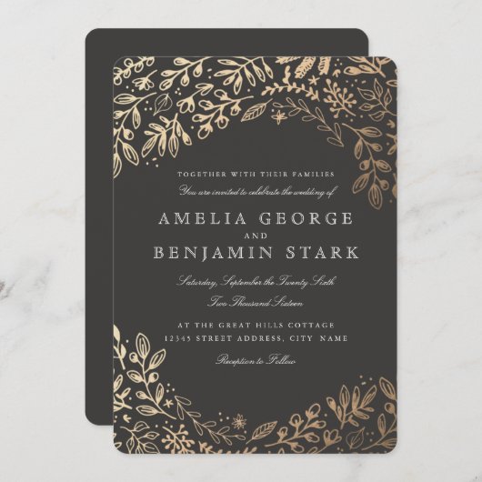 Oogstbloemen Kaart (Voorkant / Achterkant)