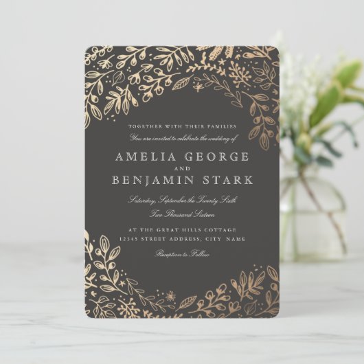 Oogstbloemen Kaart (Staand voorkant)