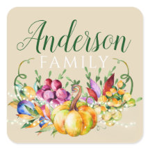 Oogstboeket Familienaam Herfst