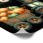 Oogstboerderij Tractor Herfst Tractor Boerderij Jo Poster (Hoek)
