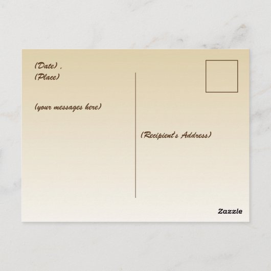 Oogstdagen Eikels Briefkaart (Achterkant)