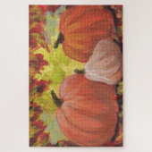 Oogstdagpompoenen #2 Herfst Bladeren Legpuzzel (Verticaal)