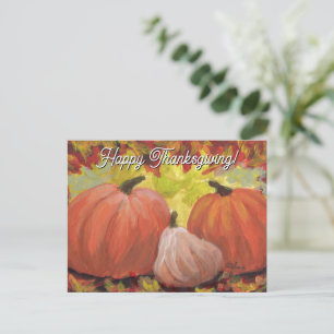 Oogstdagpompoenen #2 Herfst Herfstbladeren Feestdagenkaart
