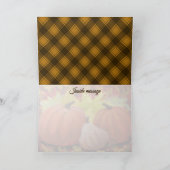 Oogstdagpompoenen #2 Herfst Herfstbladeren Kaart (Binnen)