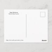 Oogstdagpompoenen Briefkaart (Achterkant)
