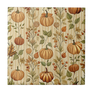 Oogstdank Pumpkin Oogst Herfst Patroon Tegeltje