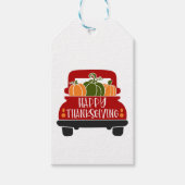 Oogstdank Truck Cadeaulabel (Voorkant)
