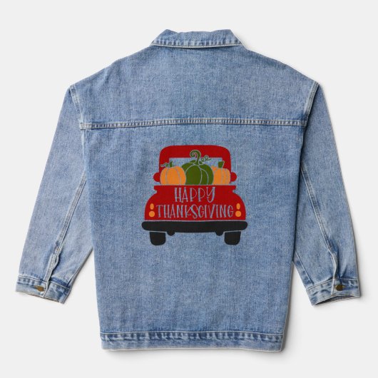 Oogstdank Truck Denim Jacket (Achterkant)