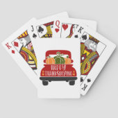 Oogstdank Truck Pokerkaarten (Achterkant)