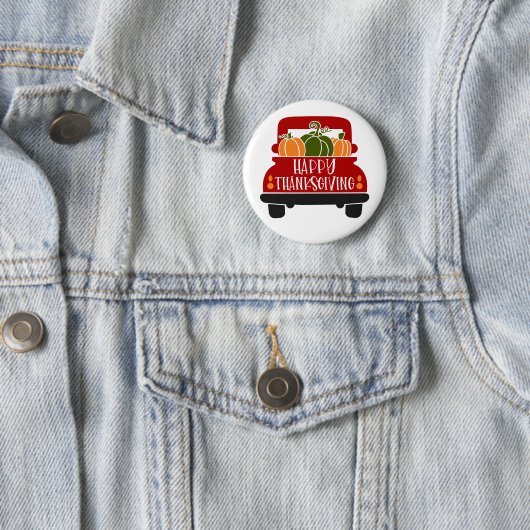 Oogstdank Truck Ronde Button 5,7 Cm (In situ)