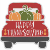 Oogstdank Truck Sticker (Voorkant)