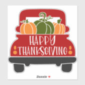 Oogstdank Truck Sticker (Vel)
