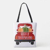 Oogstdank Truck Tote Bag (Achterkant)