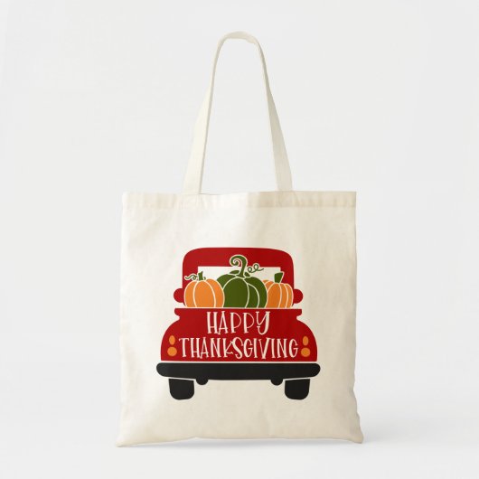 Oogstdank Truck Tote Bag (Voorkant)