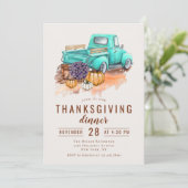 Oogstdiner Rustieke Boerderij Truck Kaart (Staand voorkant)