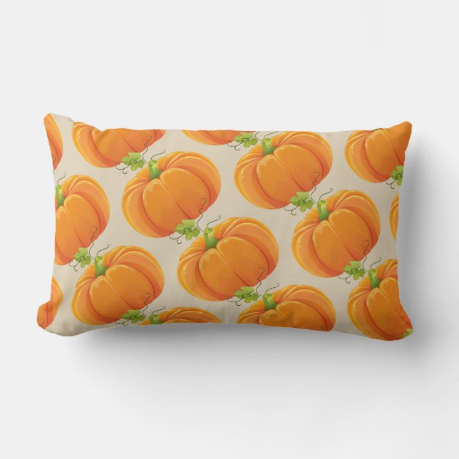 Oogste Herfst Pumpkin Pillow Kussen (Voorkant)