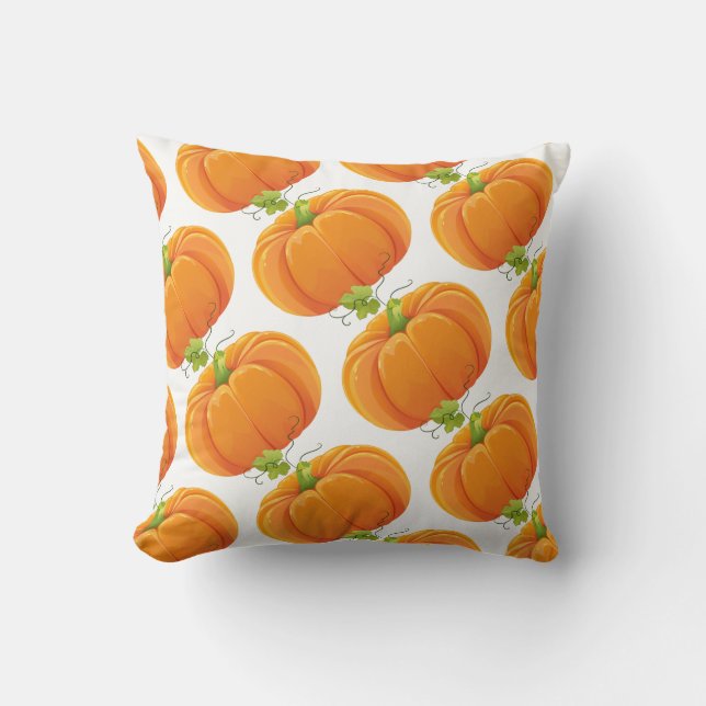 Oogste Herfst Pumpkin Pillow Kussen (Voorkant)
