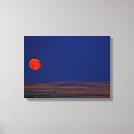 Oogste Moon Canvas Print (Voorkant)