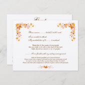 Oogste RSVP-kaart van het festival met Envelope RSVP Kaartje (Voorkant / Achterkant)