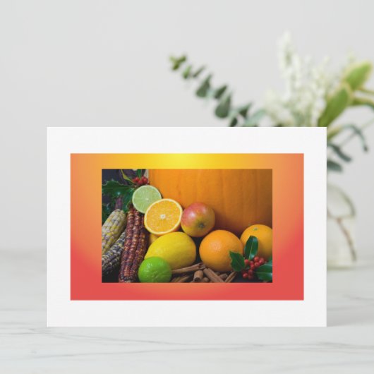 Oogste uitnodiging voor het festival (Staand voorkant)