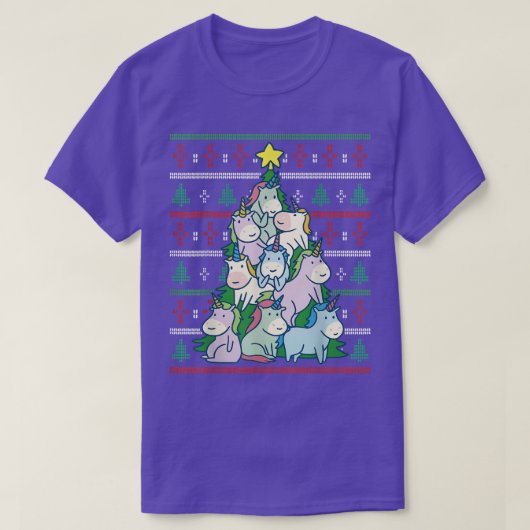 Oogsteenhoorns kerstboom t-shirt (Design voorkant)