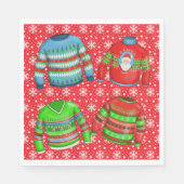 Oogstelijk kerstfeestartikel servet (Voorkant)