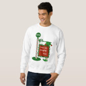 Oogstelijk kerstshirt "Ik was heel stout" Trui (Voorkant volledig)