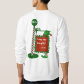 Oogstelijk kerstshirt "Ik was heel stout" Trui (Achterkant)
