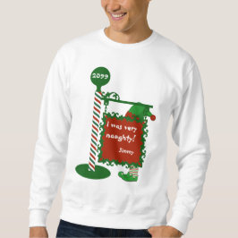 Oogstelijk kerstshirt "Ik was heel stout" Trui