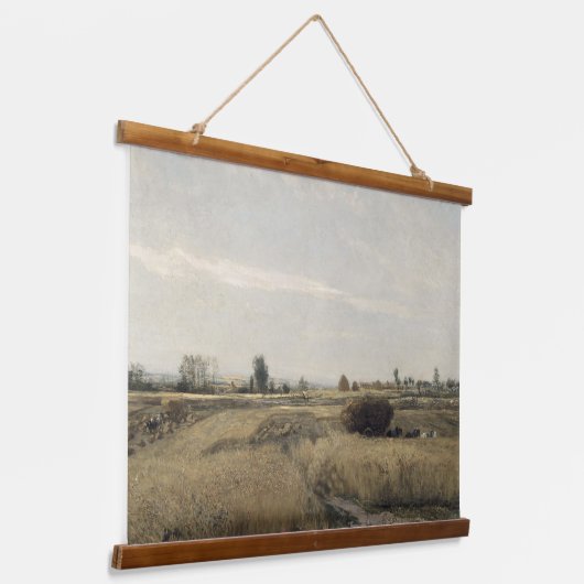 oogsten | Charles-Francois Daubigney Hangend Wandkleed (Gebogen)