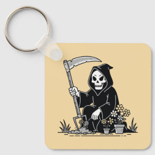 Oogstengelen van de Grim Reaper Sleutelhanger