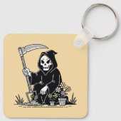 Oogstengelen van de Grim Reaper Sleutelhanger (Achterkant)