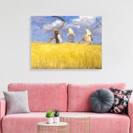 Oogsters | Anna Ancher | Canvas Afdruk